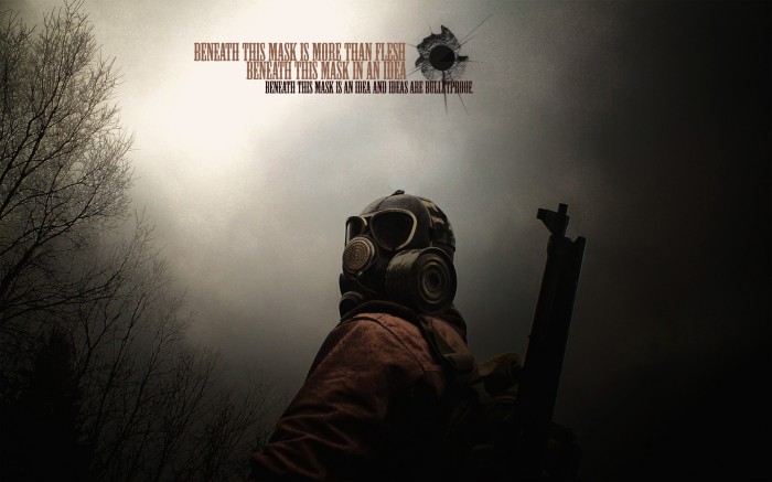 beneath this mask is more than flesh