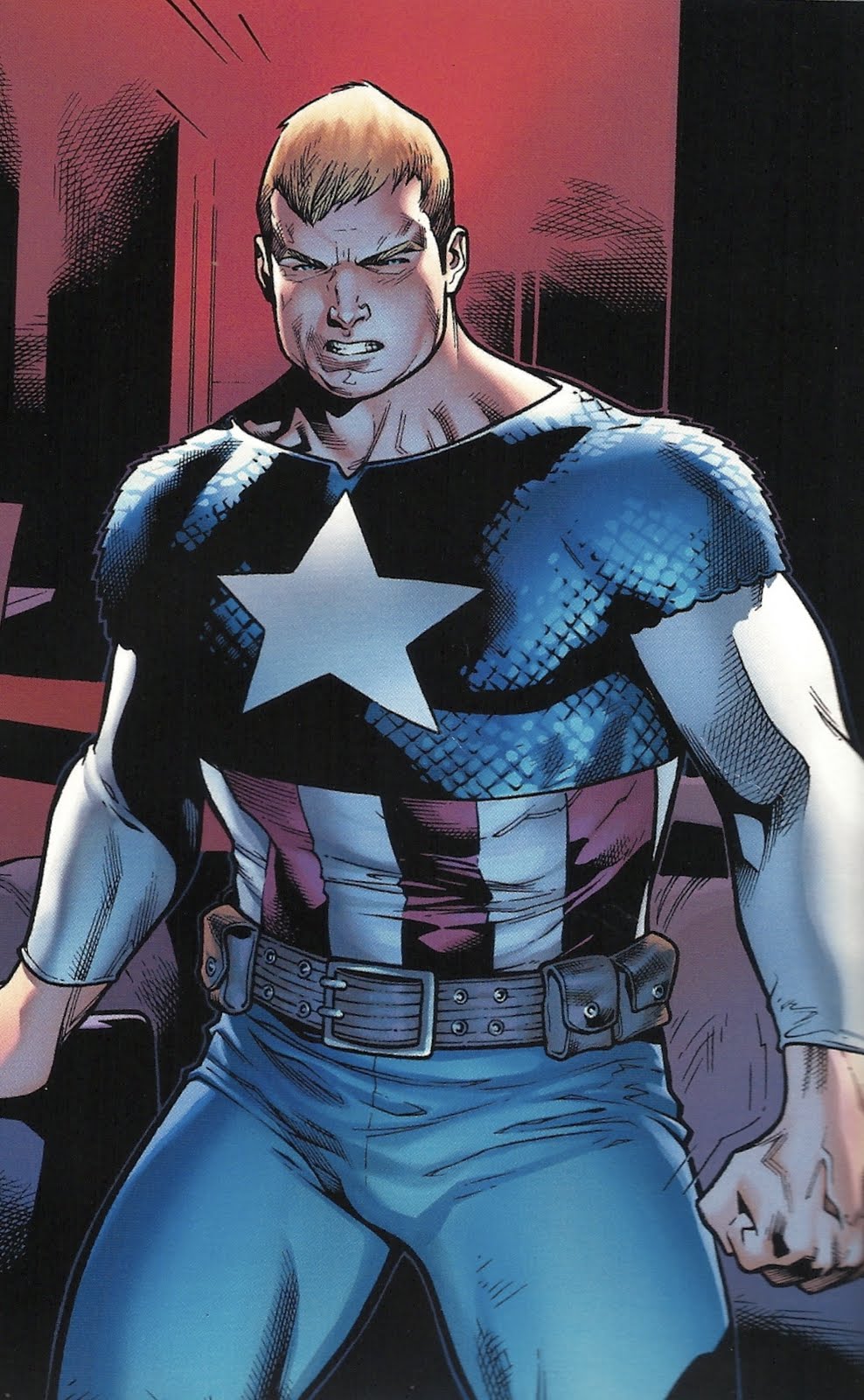 captain america is blonde - MyConfinedSpace