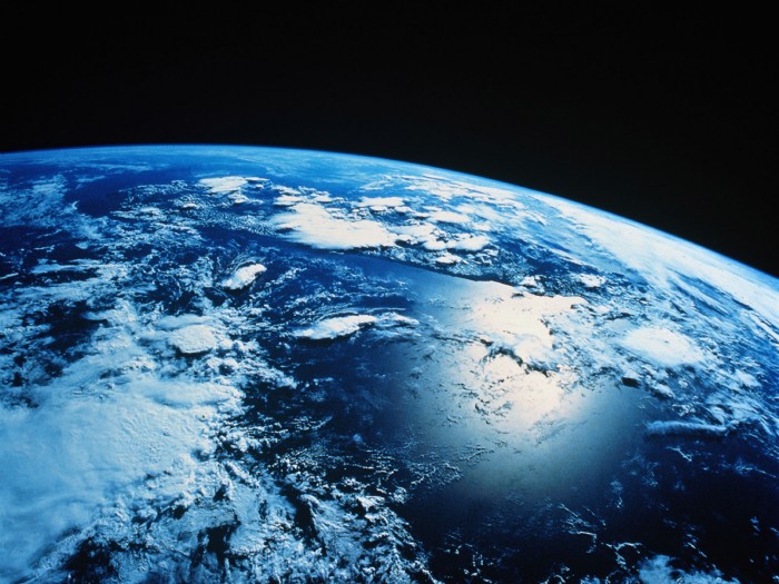 earth is blue