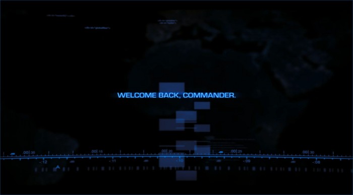 welcome back, commander