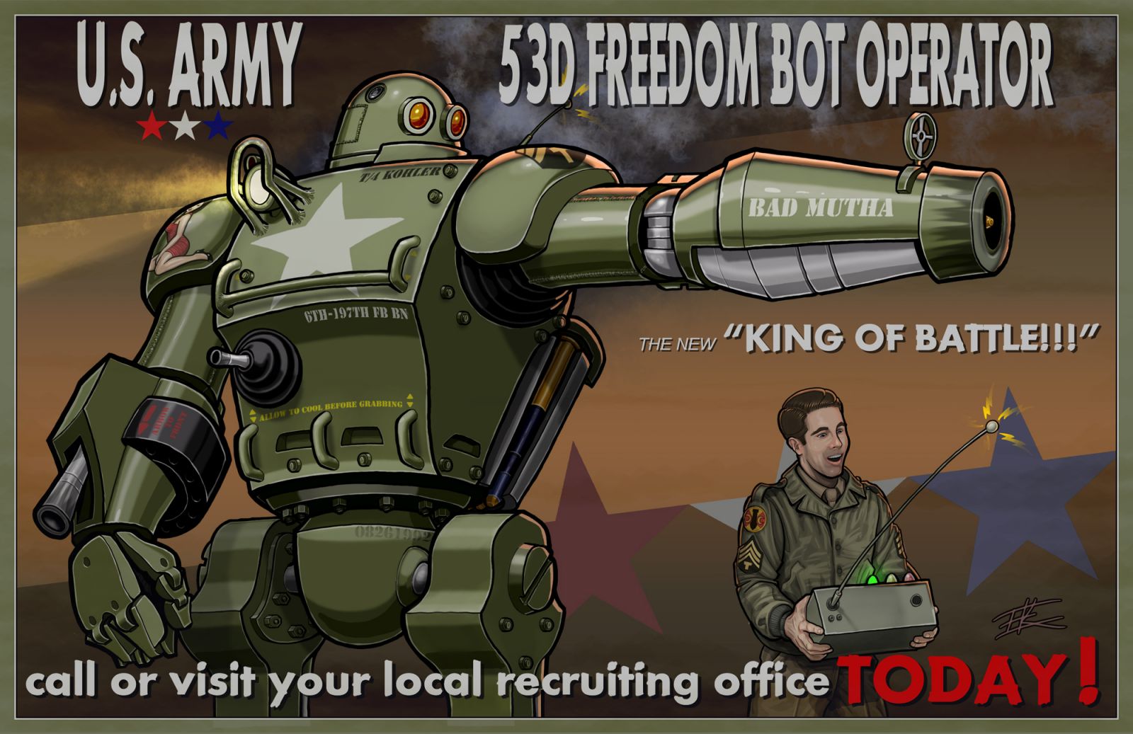 US Army 53rd freedom bot operator « MyConfinedSpace