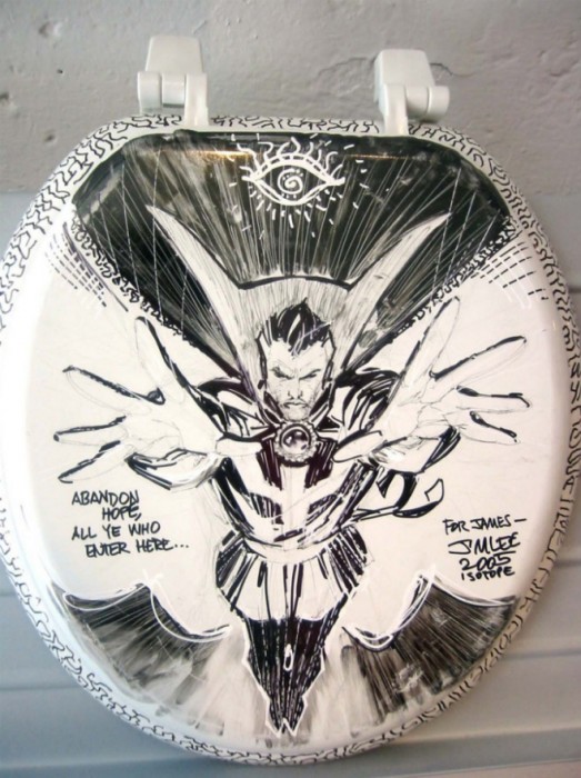 jim lee - strange toilet seat