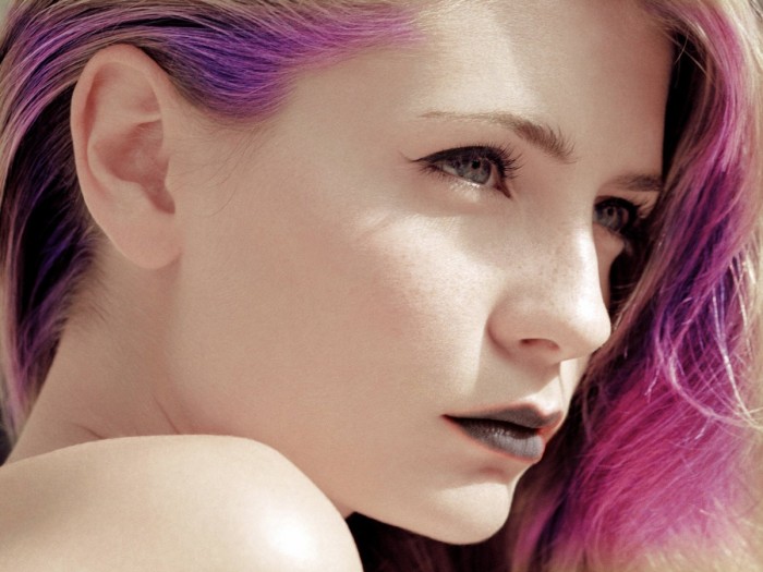 purple hair