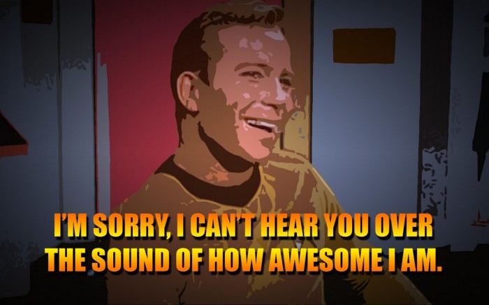 the sound of how awesome I am
