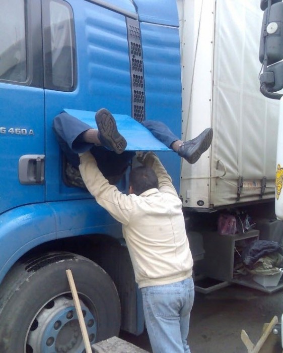 birth of a trucker