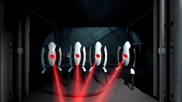 portal - turret hallway