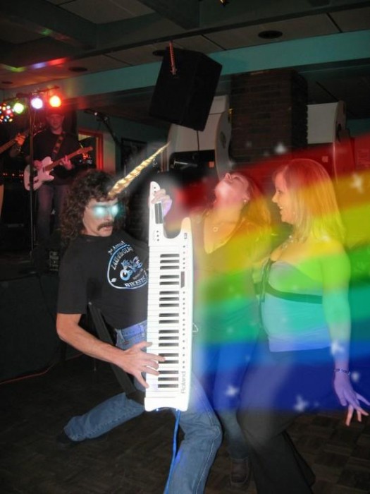 rainbow unicorn keyboard POWER