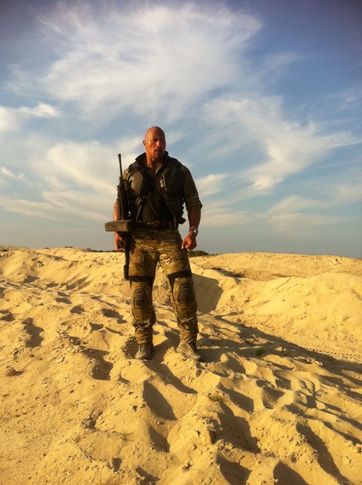 the rock as road block