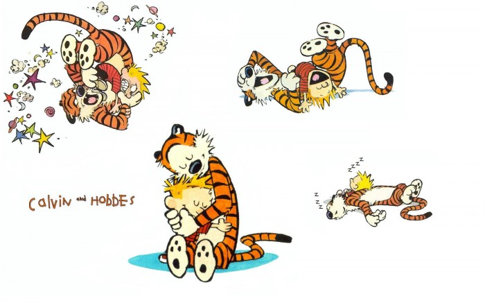 calvin and hobbes wallpaper