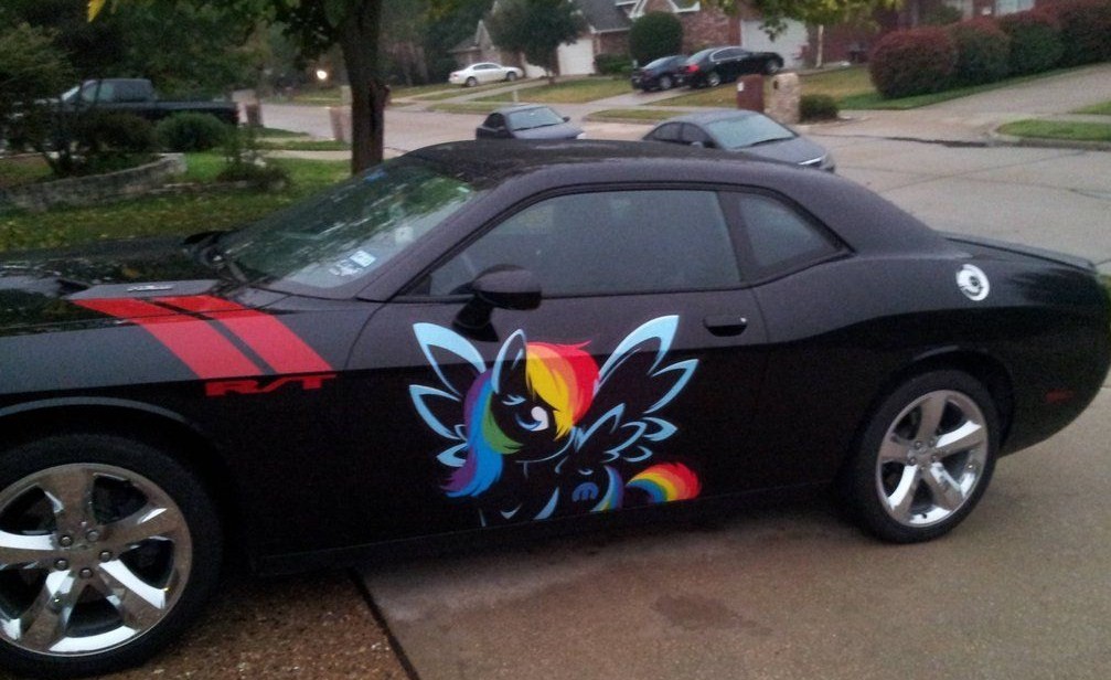 my little pony rainbow dash car - MyConfinedSpace