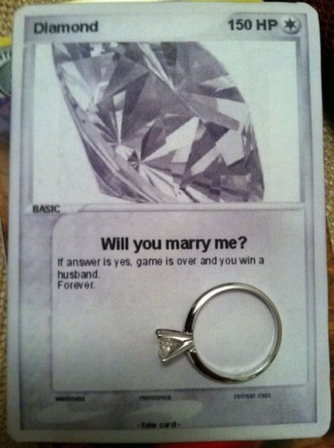 pokemon wedding proposal