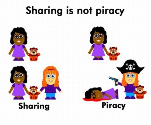 sharing is not piracy