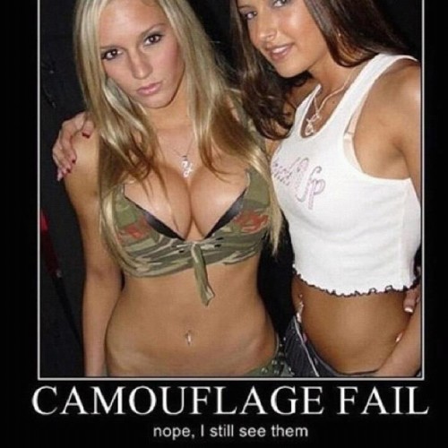 camouflage fail