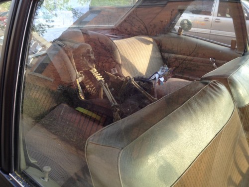 dead baby in back seat