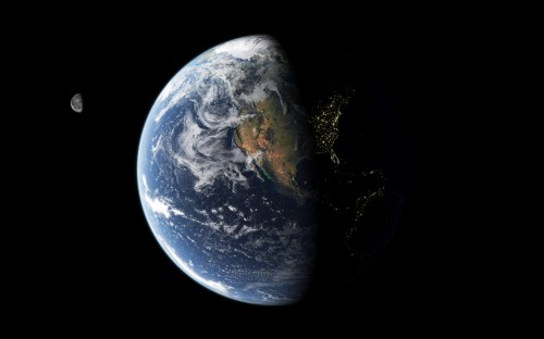 earth at nigght