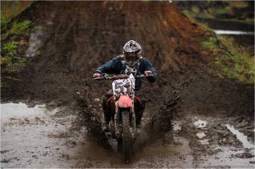 muddy bike