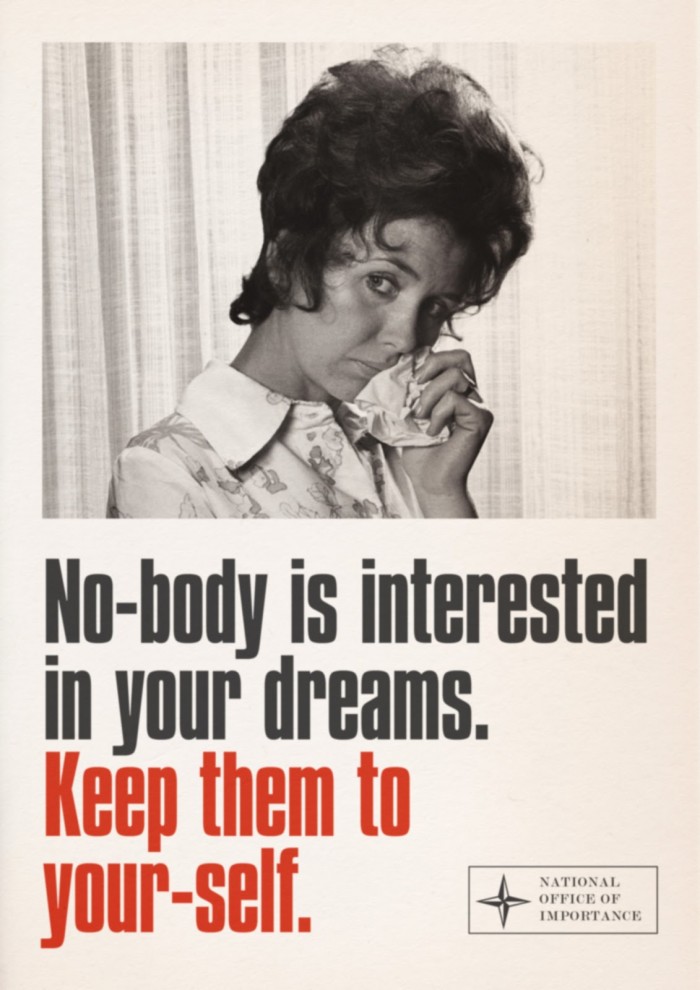 no-body is interested in your dreams - keep them to yourself.jpg