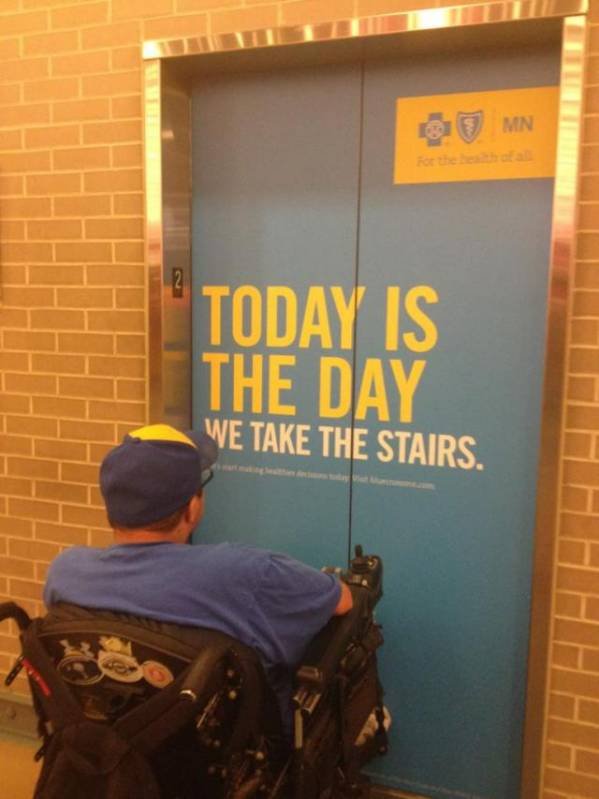 today is the day we take the stairs.jpg