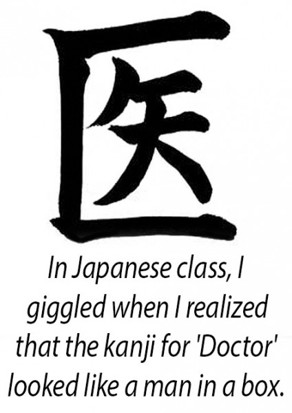 Kanji for Doctor looked like a man in a box.jpg
