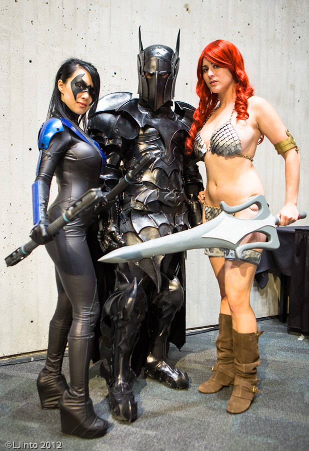 awesome cosplay - nightwing, batman red sonja.jpg