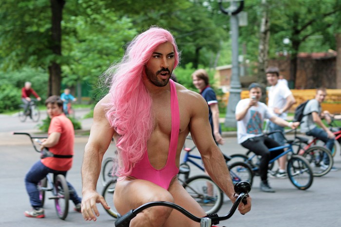 sexy pink hair on a bike.jpg