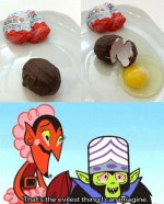 evil cholate egg