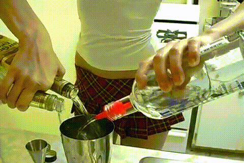 how to make a shaken drink.gif