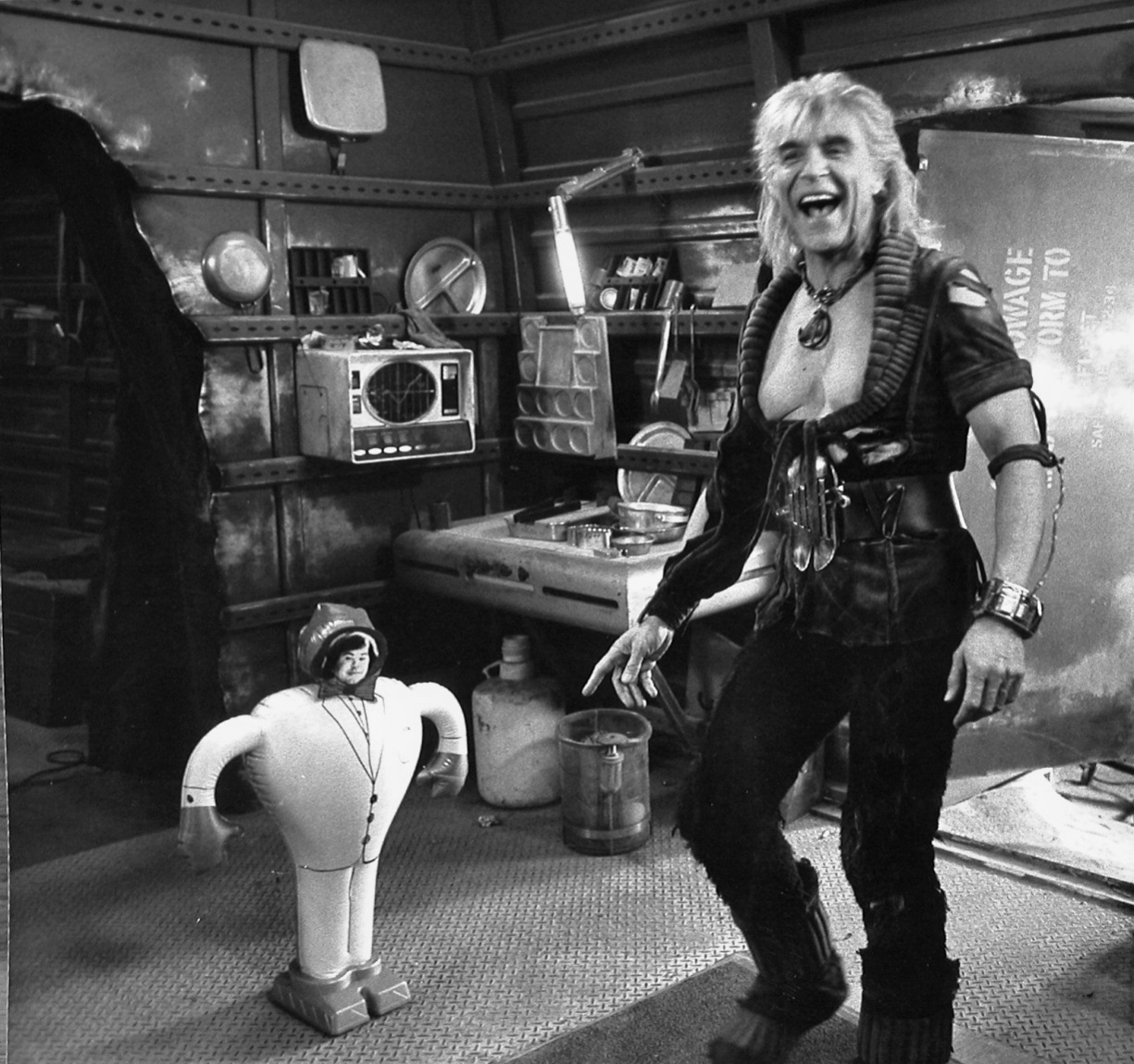 Rare Star Trek 2 image of Kahn and his little friend.gif
