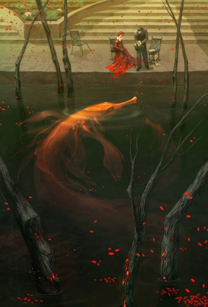Red Dress Giant Fish.jpg