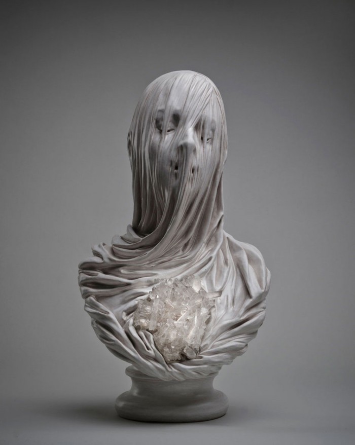 Ghostly Veiled Souls Carved Out of Solid Marble by Artist Livio Scarpella .jpg