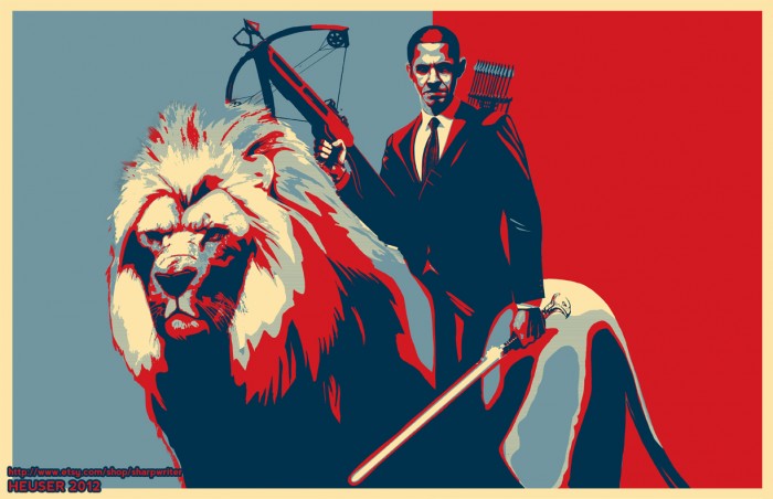 Obama Riding a lion.jpg