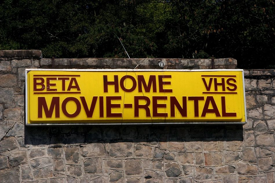 Beta home VHS MovieRental MyConfinedSpace