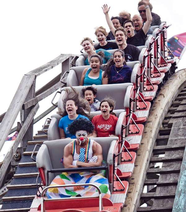 angry clown riding a coaster.jpg