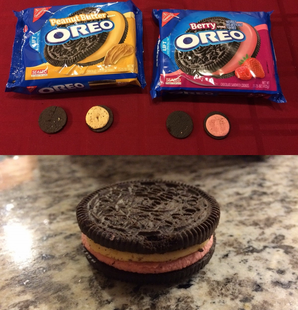 Peanut Butter and Berry Oreo MyConfinedSpace