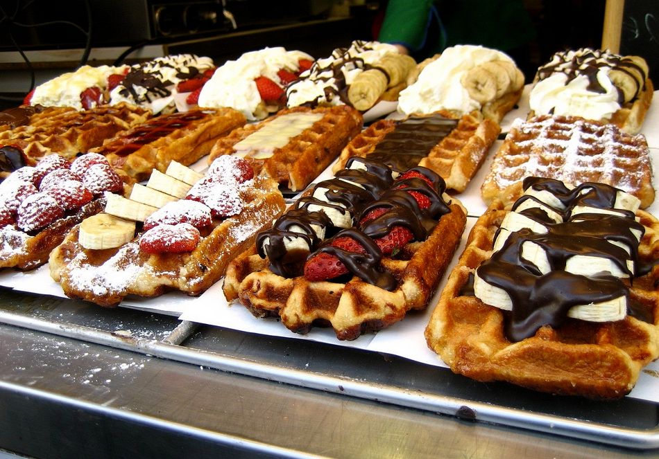 Belgian Waffle Desserts MyConfinedSpace