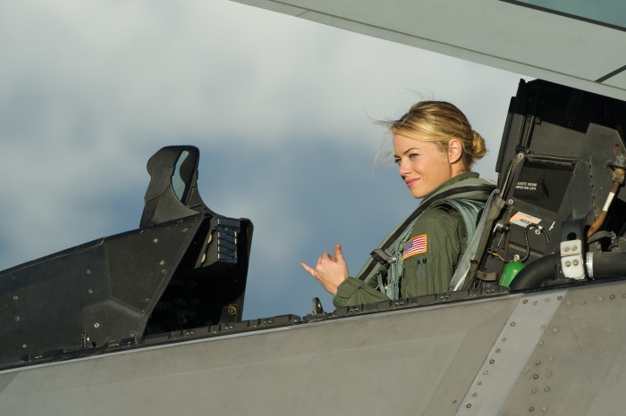 Emma Stone in a jet.jpg