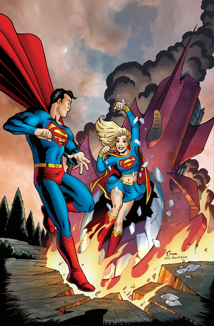 superman meeting supergirl for the first time.jpg