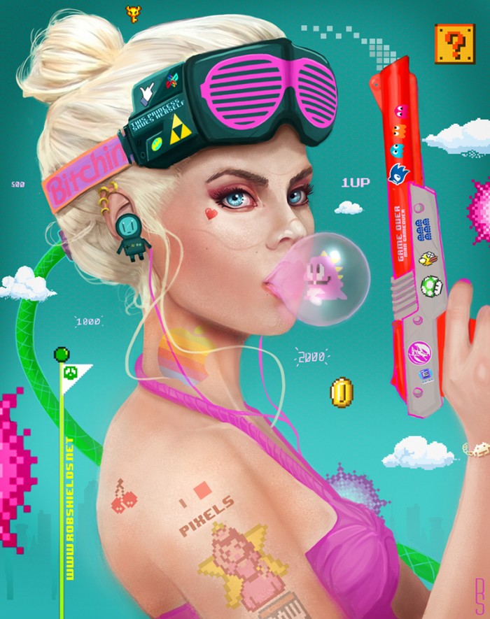 gamer girl by robshields.jpg