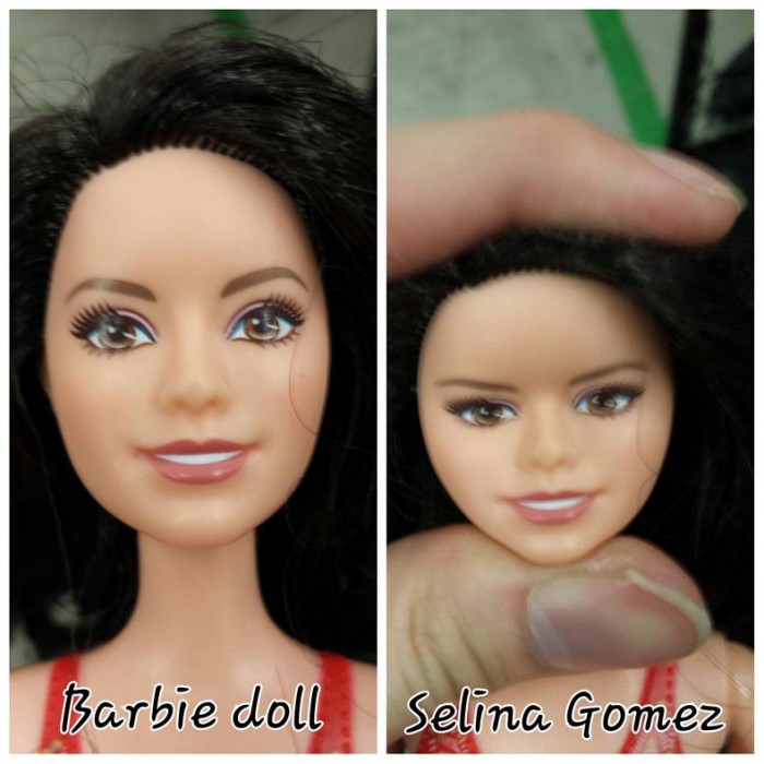 Barbie turned into Selina Gomez.jpg