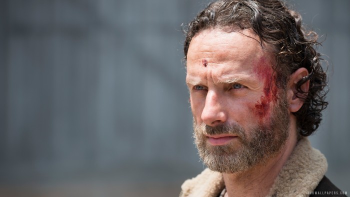 Rick has a cut on his forehead.jpg