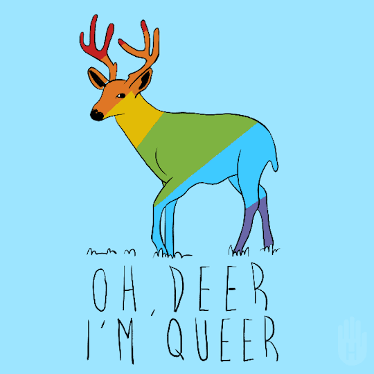 Oh, Deer I'm Queer.gif
