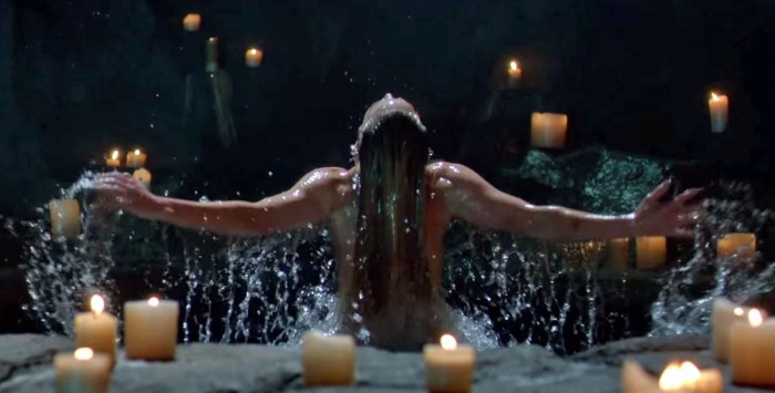 White Canary Getting out of her bath.jpg
