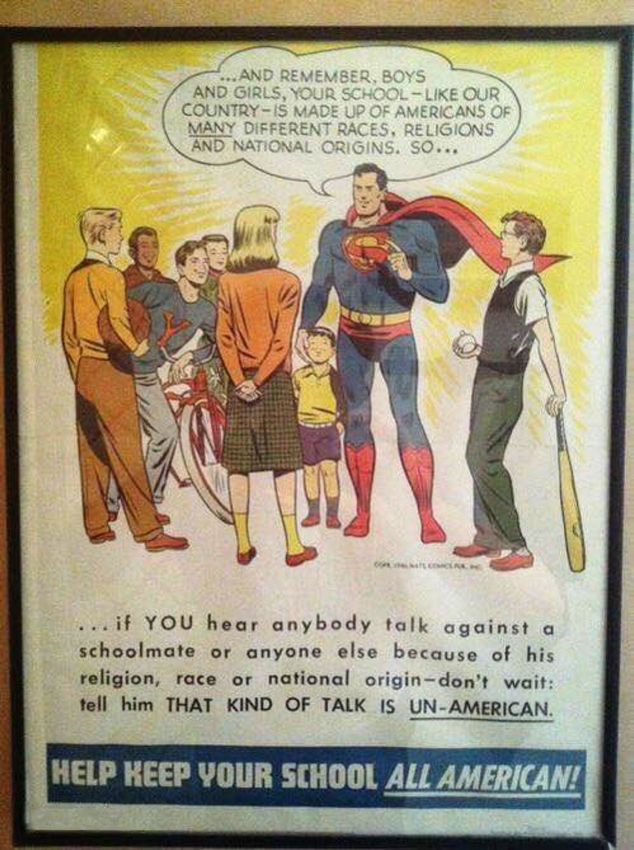 Superman hates racism.jpg