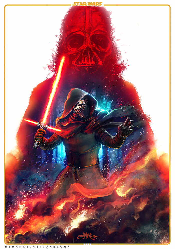 Star Wars - The Force Awakens Fan art by Thezork.png