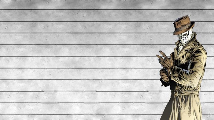 Rorschach Fixes his gloves.jpg