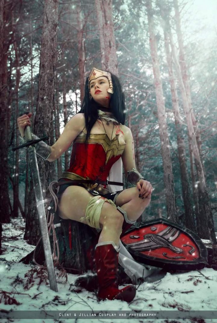 Wonder woman cosplayer with sword and shield.jpg