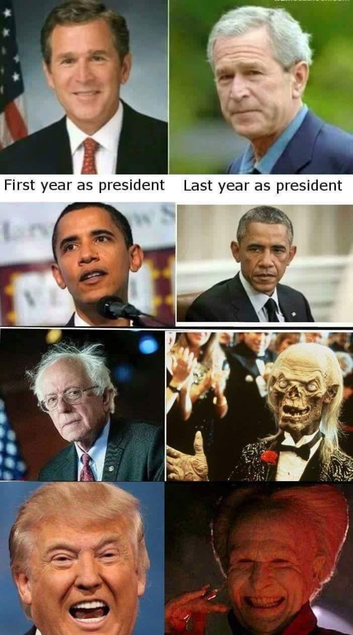 Being president ages you.jpeg