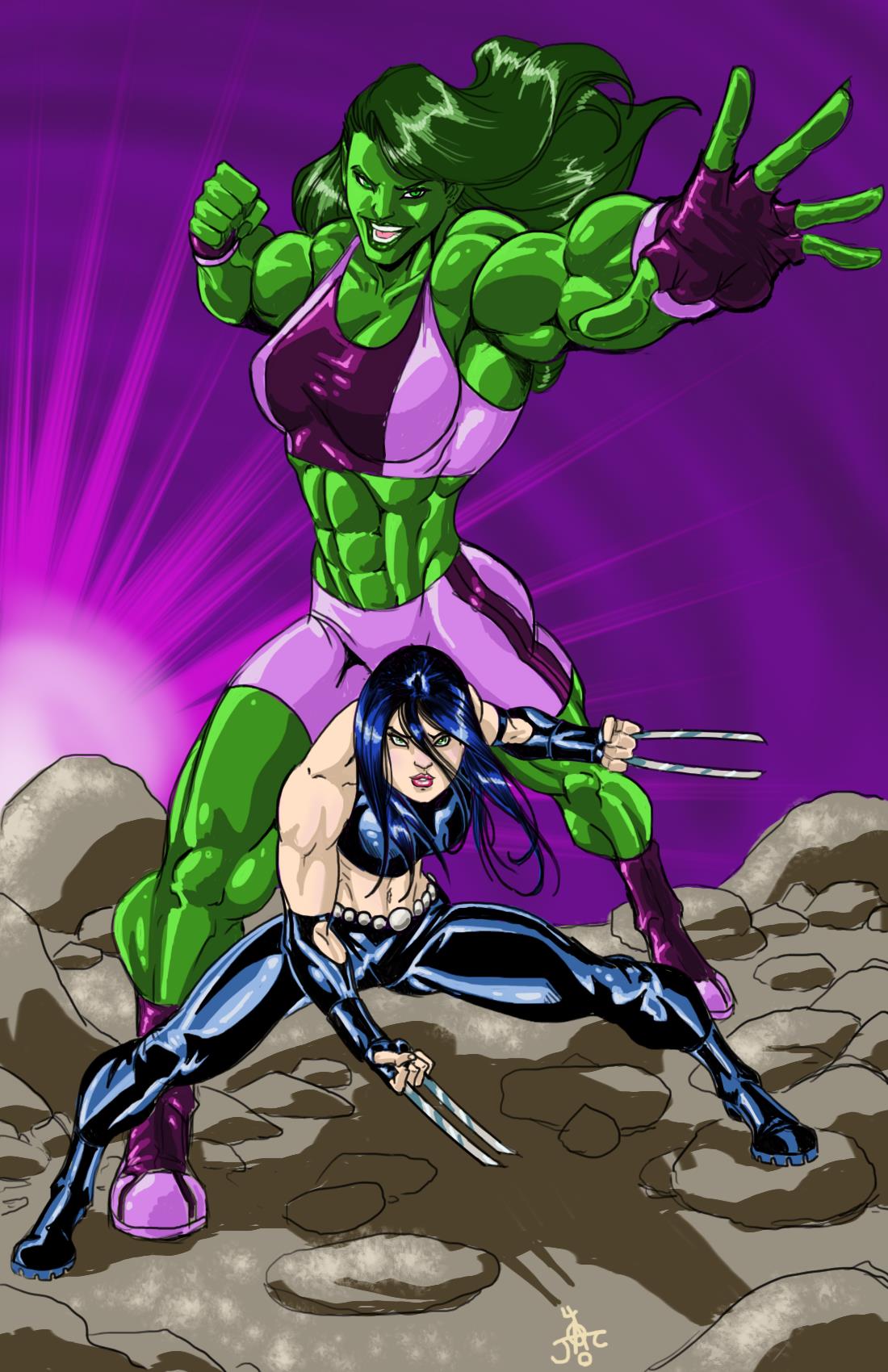 she hulk and x-23.