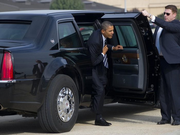 Obama has a big black door.jpg