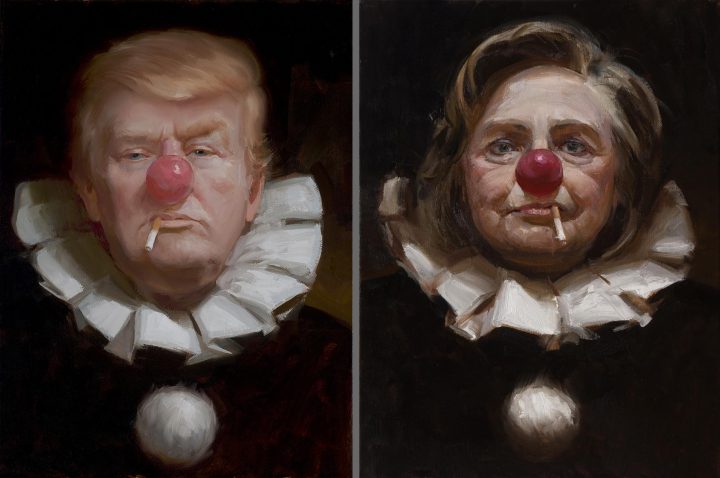 Two clowns in the same circus.jpg